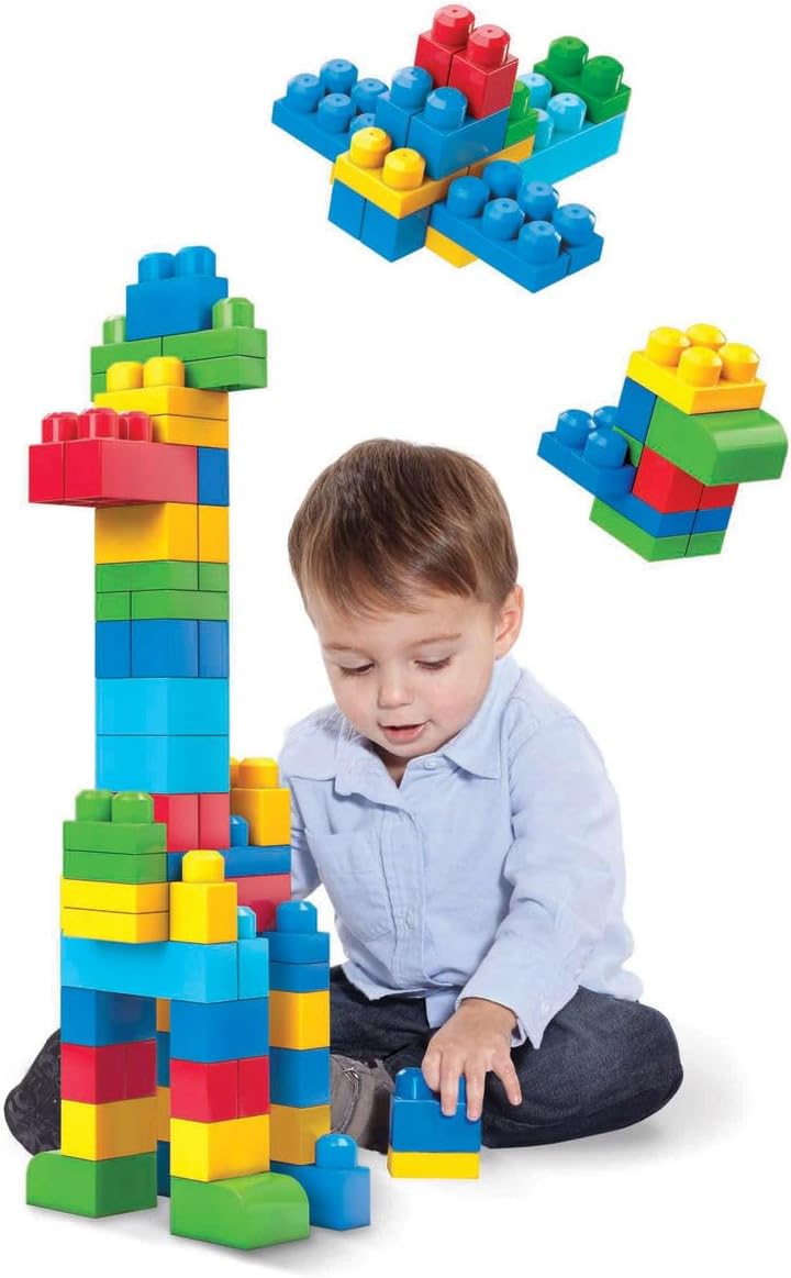 Mega Bloks First Builders Big Building Bag, 60pcs - Classic