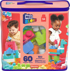 Mega Bloks First Builders Big Building Bag, 60pcs - Pink