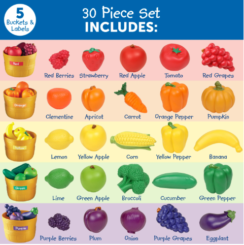 Farmer's Market Color Sorting Set