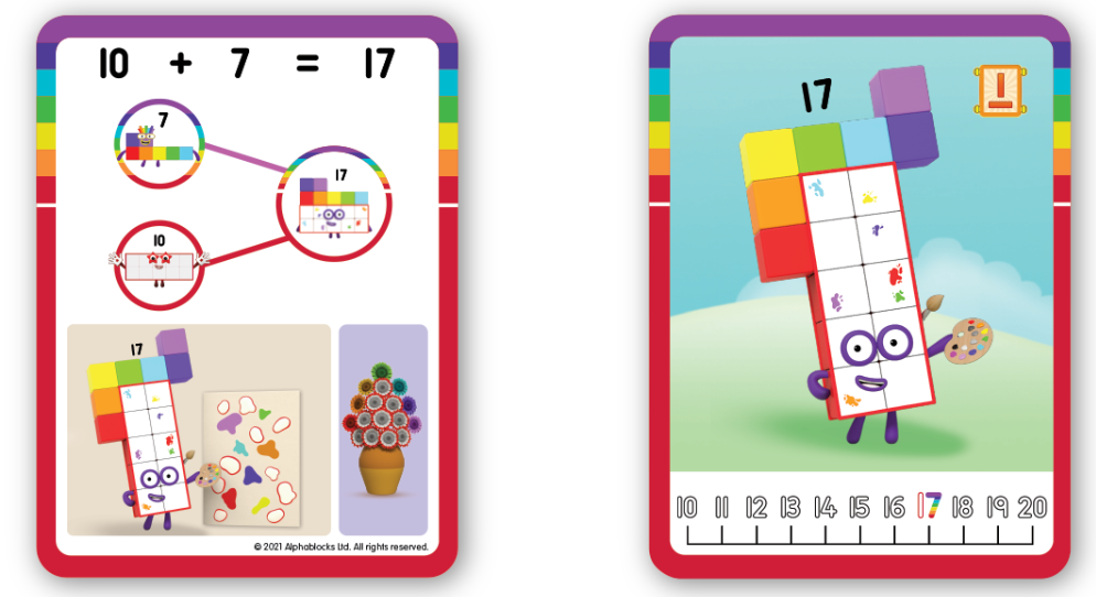 MathLink® Cubes Numberblocks® 11–20 Activity Set
