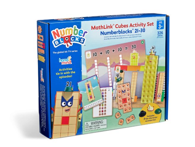 MathLink® Cubes Numberblocks® 21-30 Activity Set