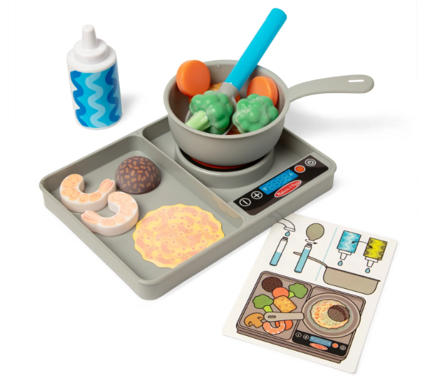 Melissa & Doug Simmer & Stir Stovetop Play Set with Color Changing Water WOW!